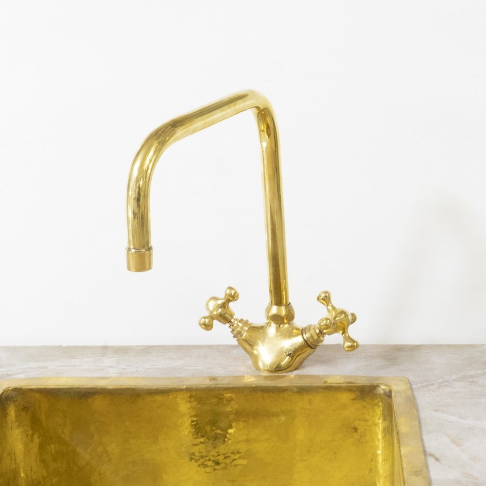 Brass vs Chrome Bathroom Fixtures Comparison featuring Polished Brass Bathroom Faucet