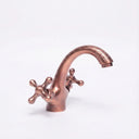 Unlacquered brass single hole faucet – close-up of brushed finish detail