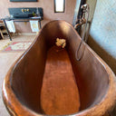 Antique Copper Bathtub Bath Fixture bathtub fixture for bathrooms, freestanding tubs, and classic bath interiors - view 2
