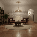 Handcrafted brass dome ceiling lamp close-up showing hammered texture – Brass For Homes