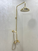 Unlacquered Brass Rain Shower Shower Systems detail view 5