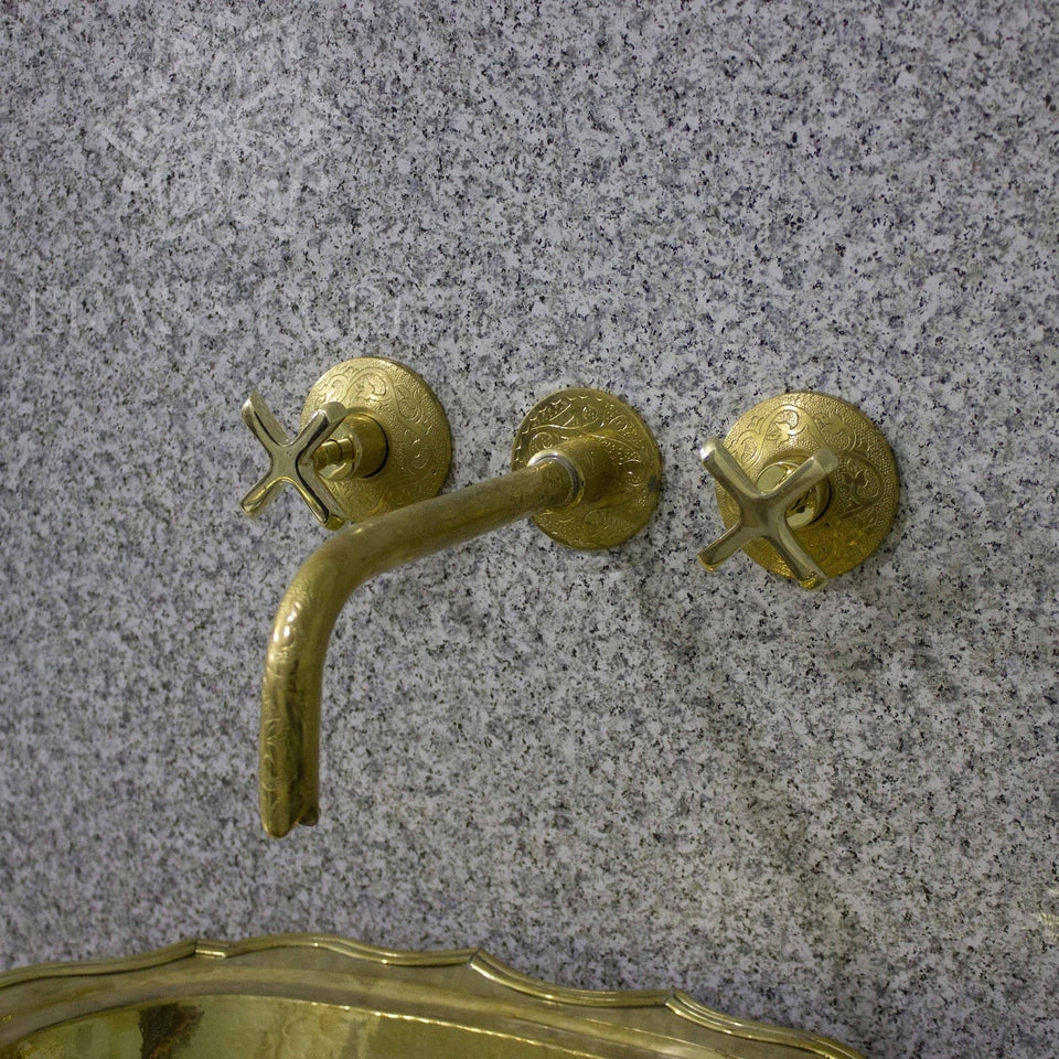 Engraved Wall Mounted Faucet Wall Mount Faucets product photo
