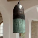 Green Patina Copper Pendant Light – Handmade Oxidized Cylinder Ceiling Lamp pendant light for kitchen islands, dining rooms, vanities, and warm artisan interiors - view 2
