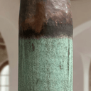 Green Patina Copper Pendant Light – Handmade Oxidized Cylinder Ceiling Lamp pendant light for kitchen islands, dining rooms, vanities, and warm artisan interiors - view 3