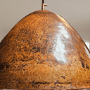 Hammered Copper Dome Pendant – Rustic Ceiling Light for Kitchen Islands pendant light for kitchen islands, dining rooms, vanities, and warm artisan interiors - view 3