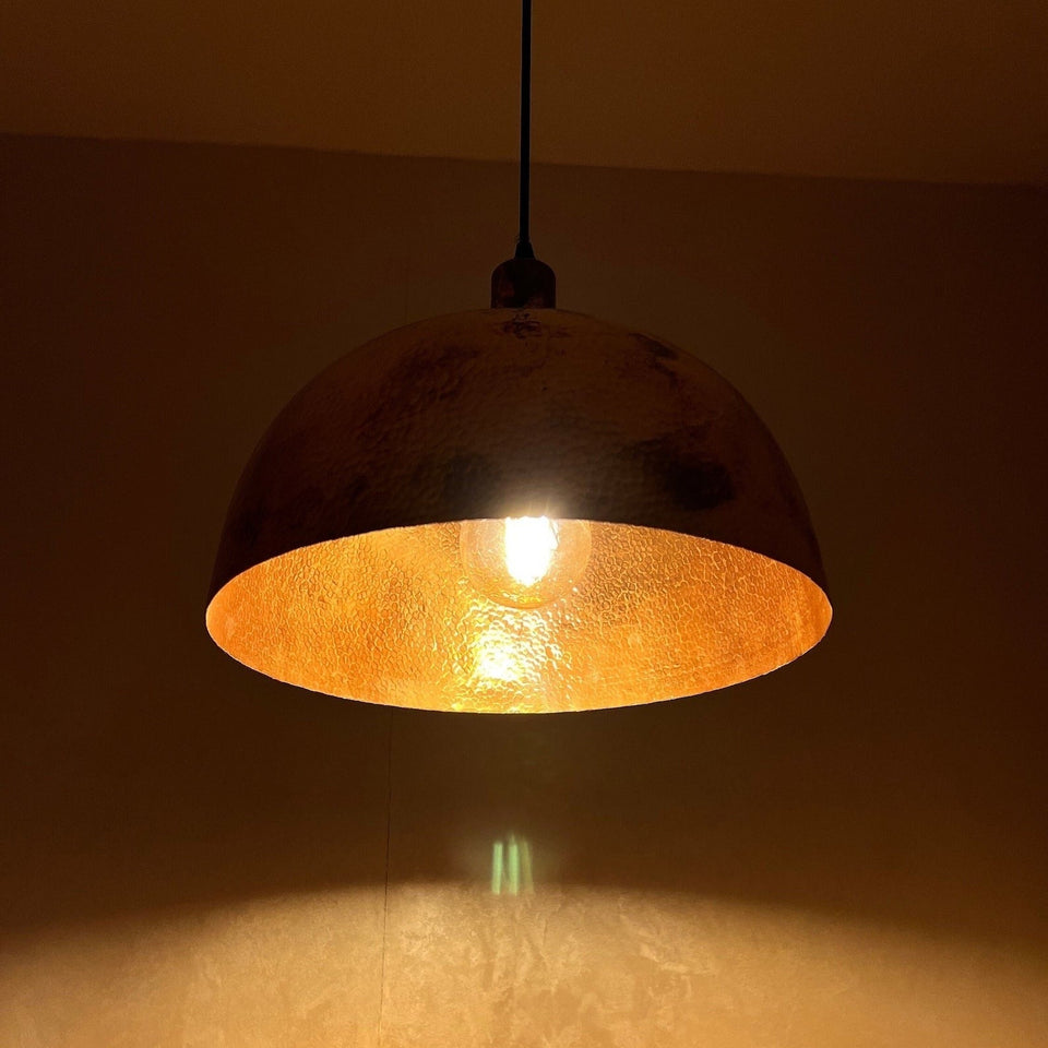 Hammered Solid Copper Pendant Light Pendant Lighting product photo