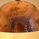 Hammered Solid Copper Pendant Light Pendant Lighting detail view 3