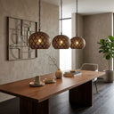 Handcrafted Brass Pendant Lamp – Moroccan Engraved Ceiling Light Pendant Lighting detail view 2