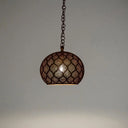 Handcrafted Brass Pendant Lamp – Moroccan Engraved Ceiling Light pendant light for kitchen islands, dining rooms, vanities, and warm artisan interiors - view 5
