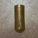 Handcrafted Cylindrical Brass Wall Sconce – Moroccan Filigree Light Pendant Lighting detail view 3