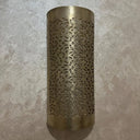 Handcrafted Cylindrical Brass Wall Sconce – Moroccan Filigree Light pendant light for kitchen islands, dining rooms, vanities, and warm artisan interiors - view 5