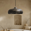 Handcrafted hammered brass pendant – textured dome ceiling light for dining rooms – Brass For Homes