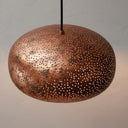 Handcrafted Hammered Brass Pendant Light – Industrial Rustic Ceiling Lamp Pendant Lighting detail view 4