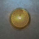 Handcrafted Round Brass Wall Light – Moroccan Engraved Sconce Pendant Lighting product photo