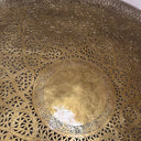 Handcrafted Round Brass Wall Light – Moroccan Engraved Sconce Pendant Lighting detail view 5