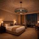 Handmade Moroccan Brass Pendant Lamp: Exotic Ceiling Light Pendant Lighting detail view 3