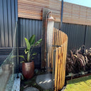 Luxury Unlacquered Solid Copper Outdoor Shower with Rainfall Head shower system for primary bathrooms, guest bathrooms, walk-in showers, and classic bath renovations - view 3