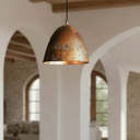 Oxidized Copper Dome Pendant – Rustic Ceiling Light for Warm Kitchen Spaces Pendant Lighting product photo