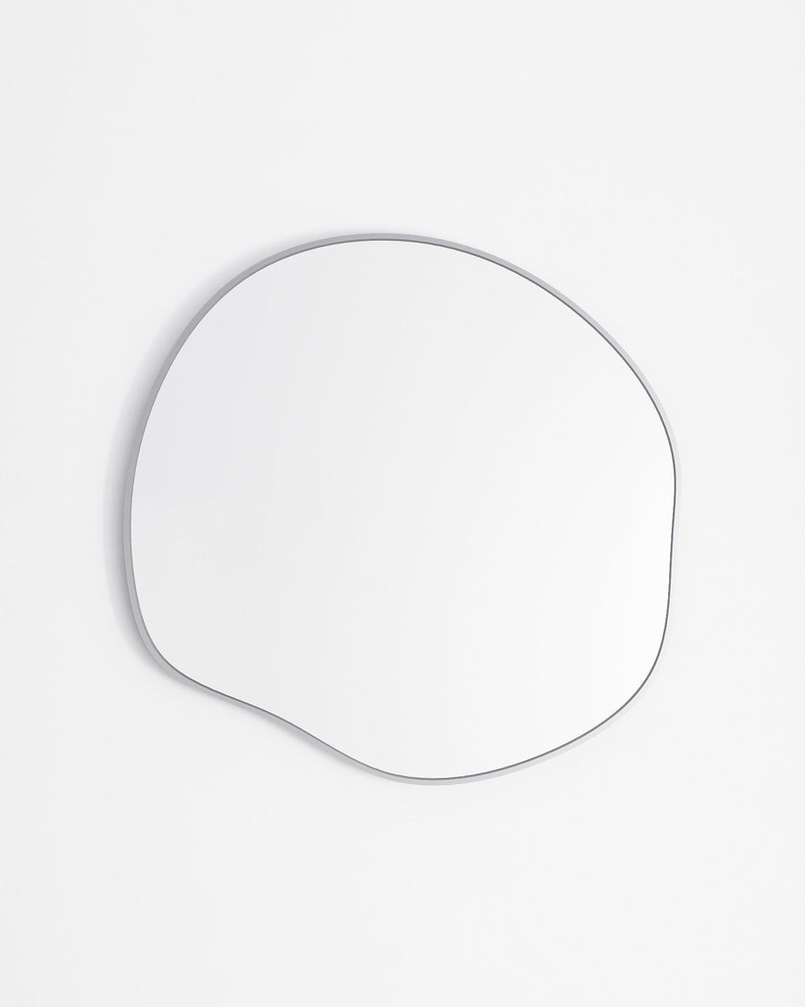 Roland Mirror - Unlacquered Solid Brass wall mirror for bathrooms, entryways, dressing rooms, and decorative wall styling - view 1