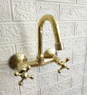 Short Reach Wall Mounted Kitchen Faucet kitchen faucet for kitchen sinks, prep sinks, bridge faucet layouts, and farmhouse kitchens - view 2