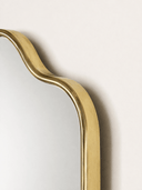 The Hamsa - Hand-Forged Solid Unlacquered Brass Mirror wall mirror for bathrooms, entryways, dressing rooms, and decorative wall styling - view 4