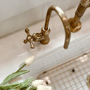 Unlacquered Brass Cold Water Faucet Kitchen Faucets detail view 2
