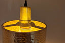 Unlacquered Brass Cylindric Pendant Light pendant light for kitchen islands, dining rooms, vanities, and warm artisan interiors - view 3