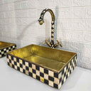 Square Vessel Sink for Kitchens and Bathrooms sink for kitchens, bars, powder rooms, vanities, and statement wash areas - view 2