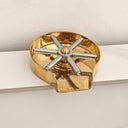 Unlacquered Brass Glass Rinser kitchen hardware for cabinets, drawers, sinks, drains, pot rails, and kitchen utility areas - view 2