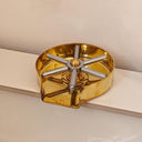 Unlacquered Brass Glass Rinser Kitchen Hardware detail view 3