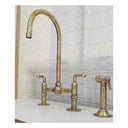 Unlacquered Brass Kitchen Faucet Lever Handles home decor accent for entryways, bathrooms, kitchens, shelves, and warm artisan interiors - view 3
