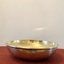 Unlacquered Brass Pedestal Bowl home decor accent for entryways, bathrooms, kitchens, shelves, and warm artisan interiors - view 1