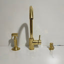 Unlacquered Brass Single Hole Kitchen Faucet Kitchen Faucets detail view 2