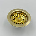 Unlacquered Brass Drain Kitchen Sink home decor accent for entryways, bathrooms, kitchens, shelves, and warm artisan interiors - view 1