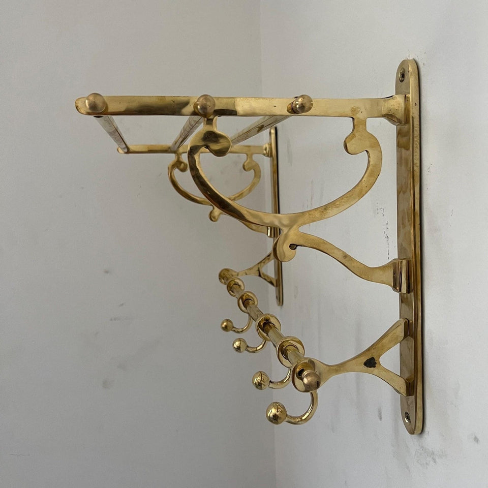 Unlacquered Brass Towel Rack Bathroom Hardware product photo