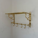 Unlacquered Brass Towel Rack Bathroom Hardware detail view 3