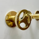 Unlacquered Brass Wall Mount Faucet Sinks detail view 4