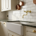 Unlacquered Brass Wall Mount Kitchen Faucet Kitchen Faucets product photo