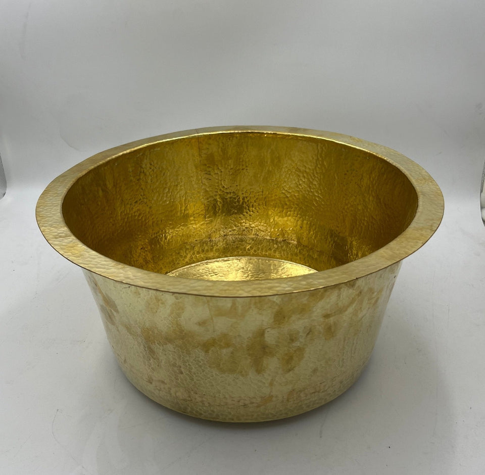 Hammered Brass Round Sink Sinks product photo