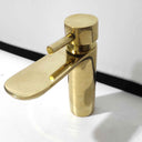 Unlaquered Brass Bathroom Faucet home decor accent for entryways, bathrooms, kitchens, shelves, and warm artisan interiors - view 3