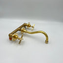 Curved Wall Mount Faucet With Valve Wall Mount Faucets detail view 3